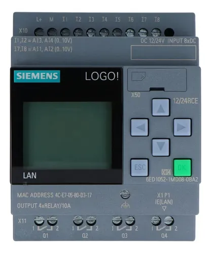 PLC Siemens LOGO 12/24RCE – 6ED1